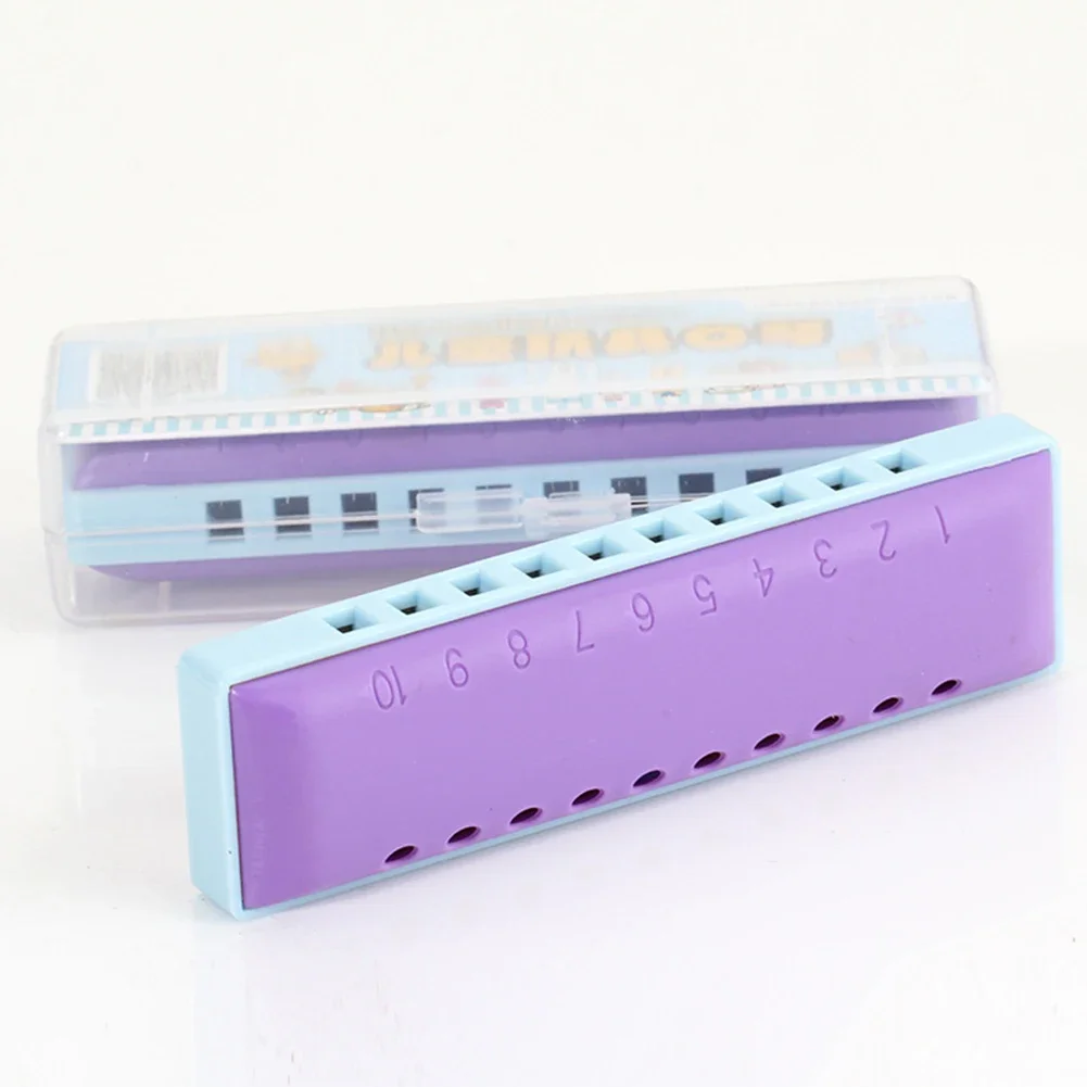 10 Holes Harmonica Mouth Organ C Tune Puzzle Musical Instrument Plastic Colorful Beginner Children Gift diatonic harmonica chromatic harmonica kids harmonica mouth harp