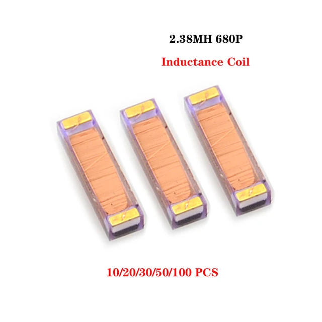 YIQIXIN 5/10/50PCS ระยะไกล Inductance Coil Transponder ชิป2.38MH 680P สำหรับ Peugeot Transponder coil สำหรับ Citroen Renault 6