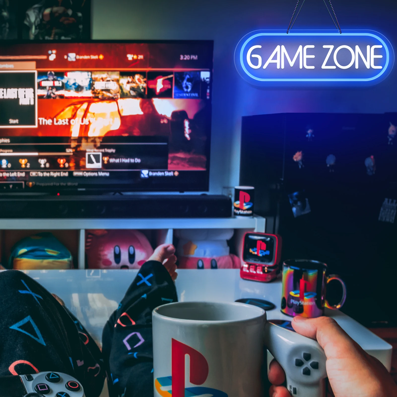 Led Game Room Neon Signs Dimmable Neon Lights for Bedroom Wall Gaming Decor Room Decor Boys Teen Kids Gifts Party Decorations