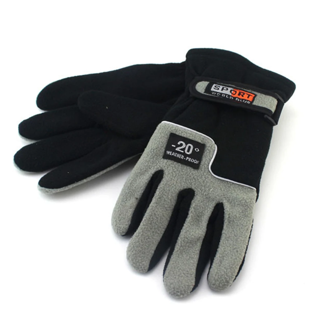 Fleece Sports Gloves Gloves Men Winter Polar Gloves Snow Gloves