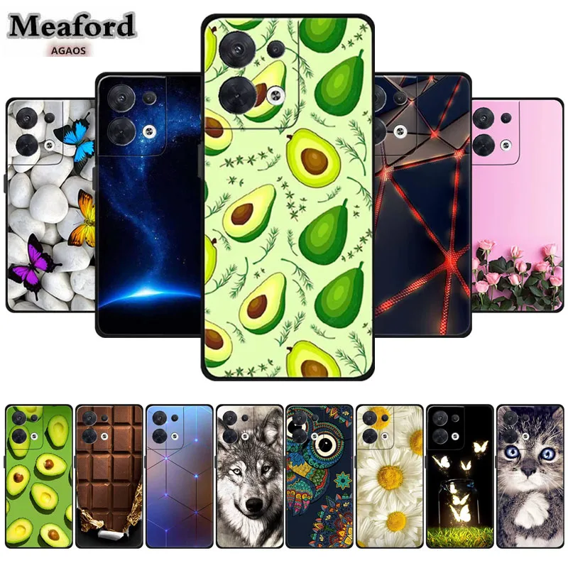 Wolf Design Silicone Animal Case - Soft Back Cover and Cartoon Coque