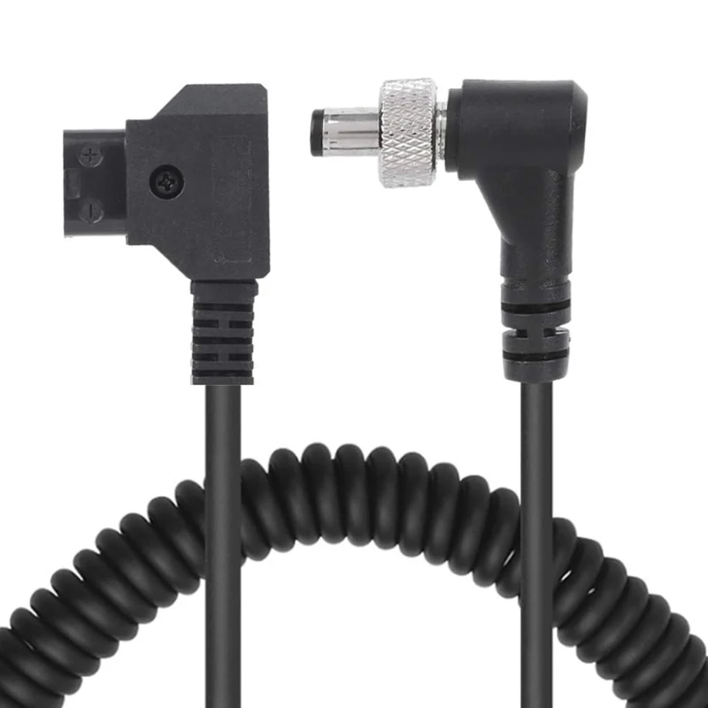 Flexible D Tap to DC12V Right Cable Locking Monitors Power Supply for Video Devices PIXE7, PIXE5 7 screen Displays