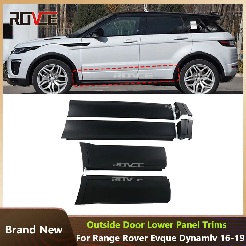 新型 レンジローバーイヴォーク Evoque専用 ドアバイザー 4pセット 黒