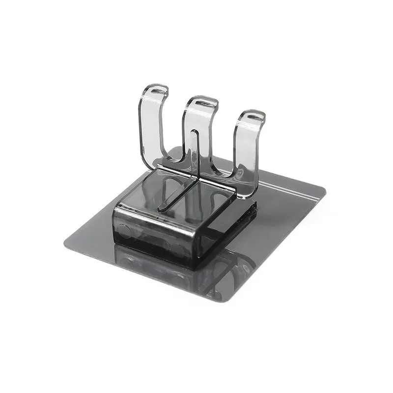 Self-adhesive Wall Mount Toothpaste Dispenser Toothbrush Holder Storage Squeezer Shaver Holder Shelves Bathroom Products 1Pcs