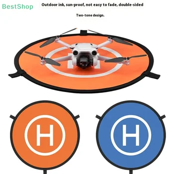 Piattaforma di Atterraggio per Droni 55cm Pieghevole Impermeabile Bifacciale Portatile per Droni RC e Quadricotteri