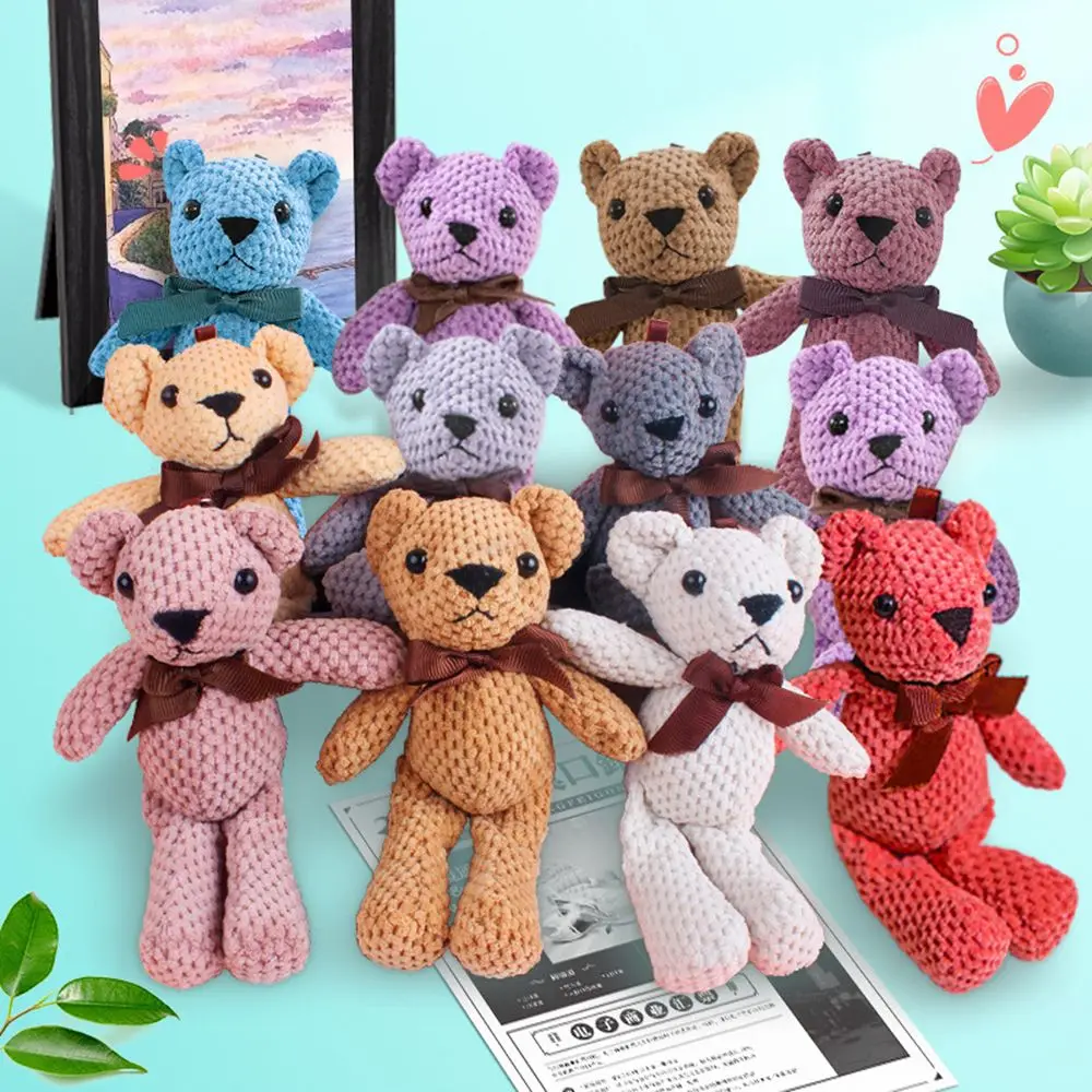 Gift Children Gift Key Pendant  Pendant  Decorations Soft Toys Bear  Bear Stuffed Toys Stuffed Animals