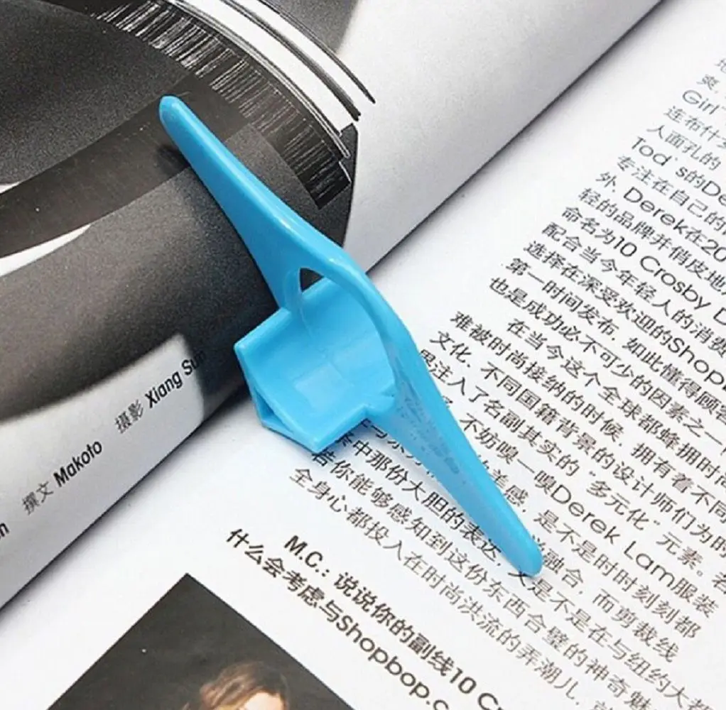 

1PC Bookmark Reading Assistant School Supplies Book Support Page Holder Finger Ring Bookmarks Thumb Book Marker