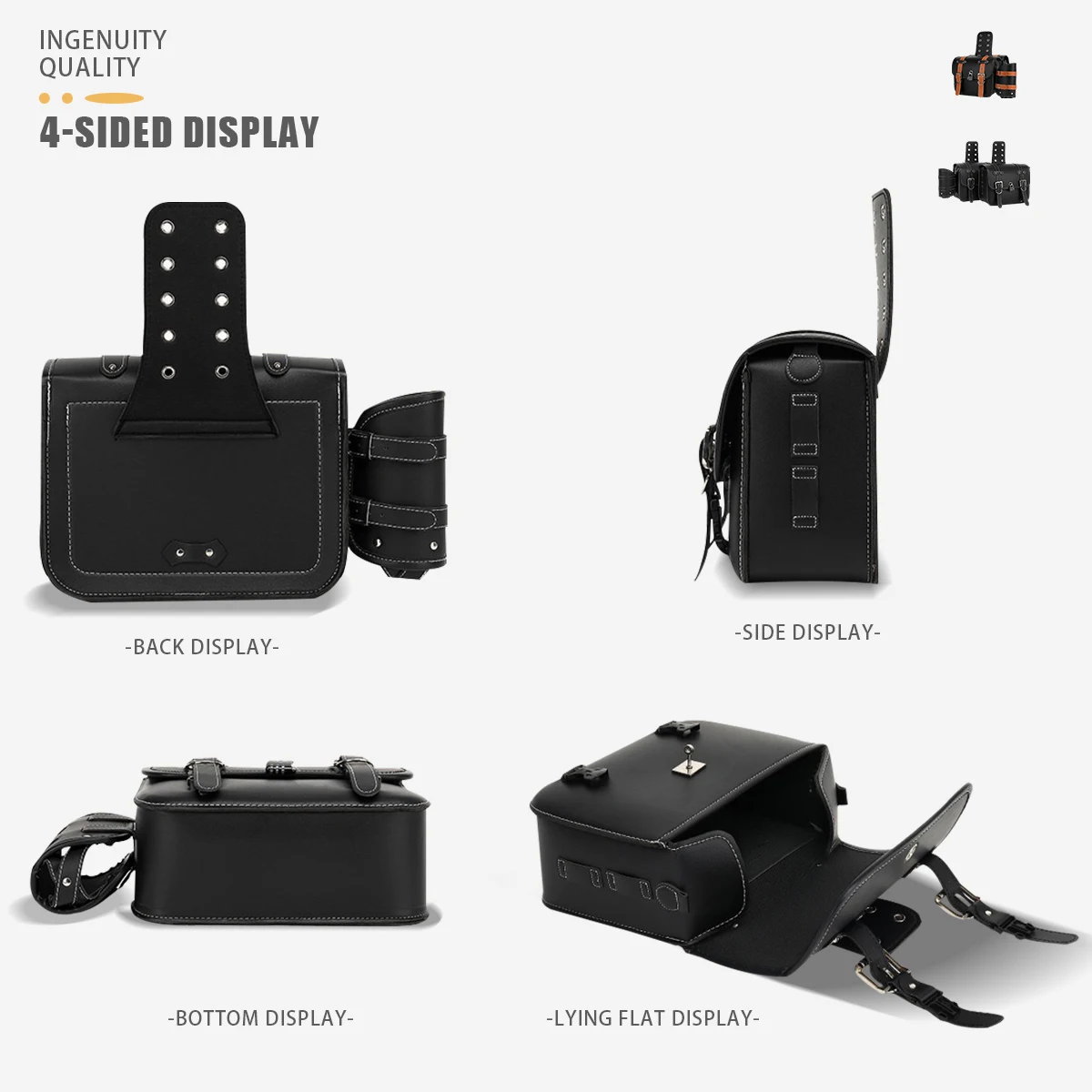 Motorcycle SaddleBag Large Capacity Motorbike Side Bags Storage Tool for Harley Sportster XL 883 1200 Honda/Yamaha/Suzuki motorcycle saddlebag,motorcycle luggage,motorcycle tool pouch