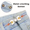 4/2/1PC Reusable Metal Buttons Pearl Snap Fastener Pants Pin Retractable Button Sewing-on Buckles Jeans Perfect Fit Reduce Waist 4