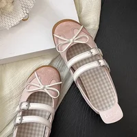 Women Flats Bow Ballet Dance Mary Jane Shoes Summer Autumn Girls Sandals Fashion New Dress Designer Casual Shallow Footwear - Image 5