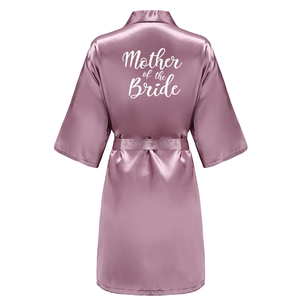 Mauve Robe Bride Bridesmaid Mother Sister of the Bride Wedding Gift Bathrobe Kimono Satin for women dress,women sleepwear,bride robes,silk robe,sleepwear pajamas,cotton bathrobe