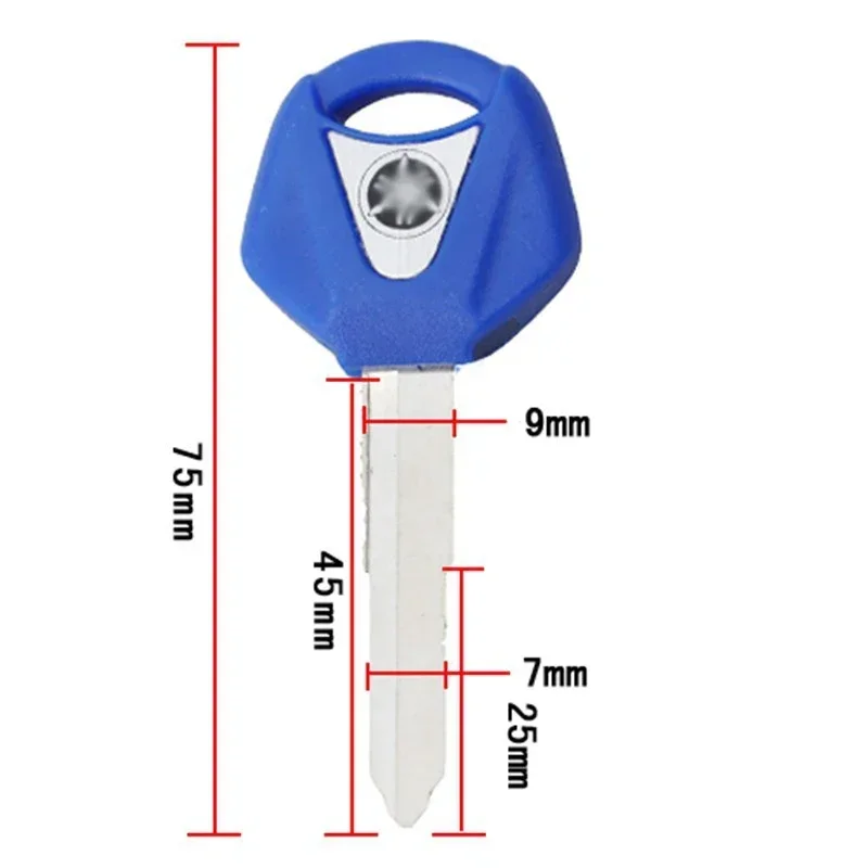 3pcs Lot Motorcycle Blank Key Uncut Blade For Yamaha TTR110 TTR125 TTR225 TTR230 T-MAX 500 XV1900