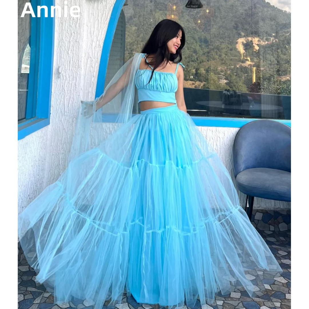 

Annie Sky Blue Prom Dresses Sweet Organza Evening Dresses A-shaped Graduate Party Dresses Special Occasion Vestidos De Noche2024