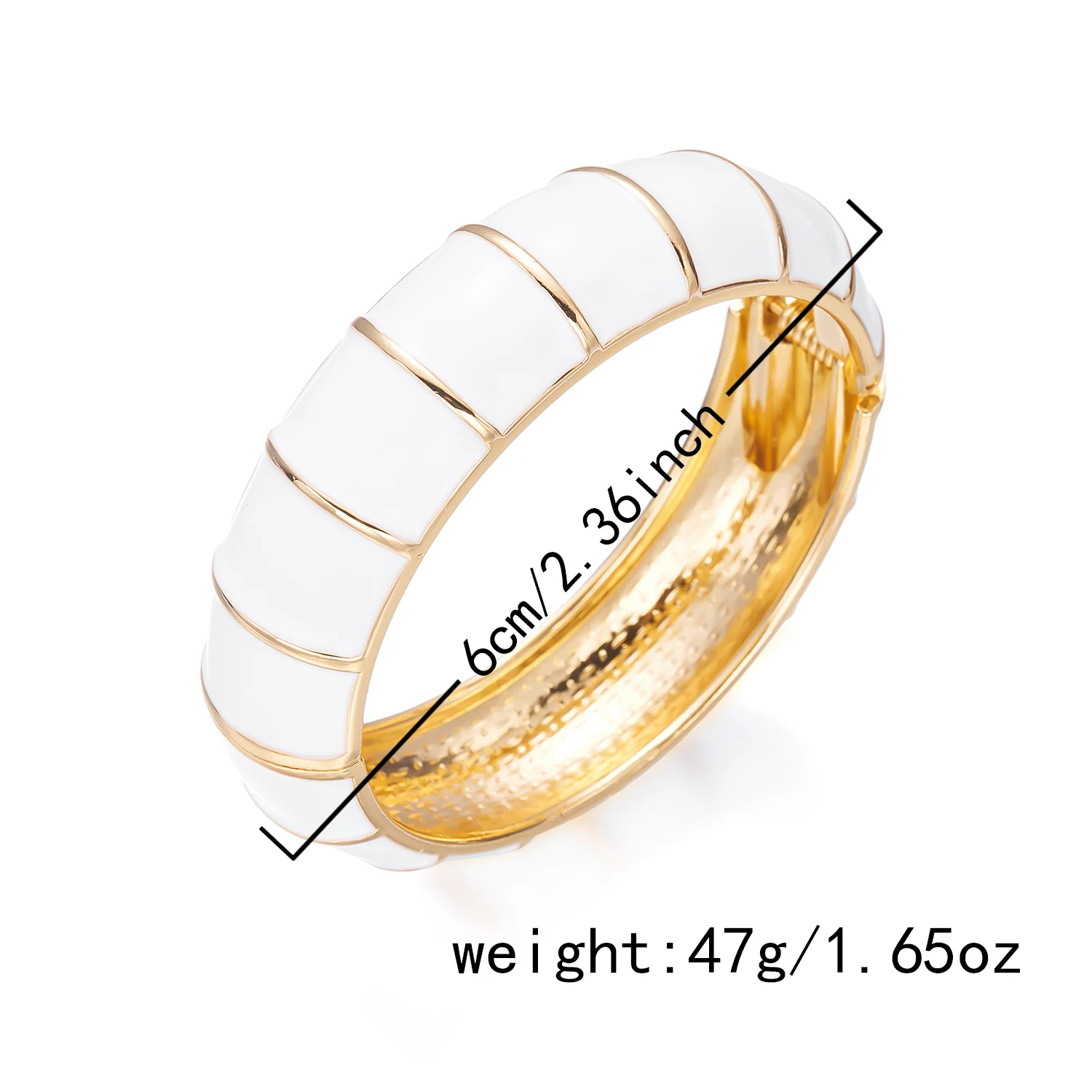 Kreative Vintage Tropf Malerei Unregelmäßige Armreif für Frauen Künstlerische Matte Hellbraun Handgemachte Armband Party Schmuck Zubehör – Detail 8