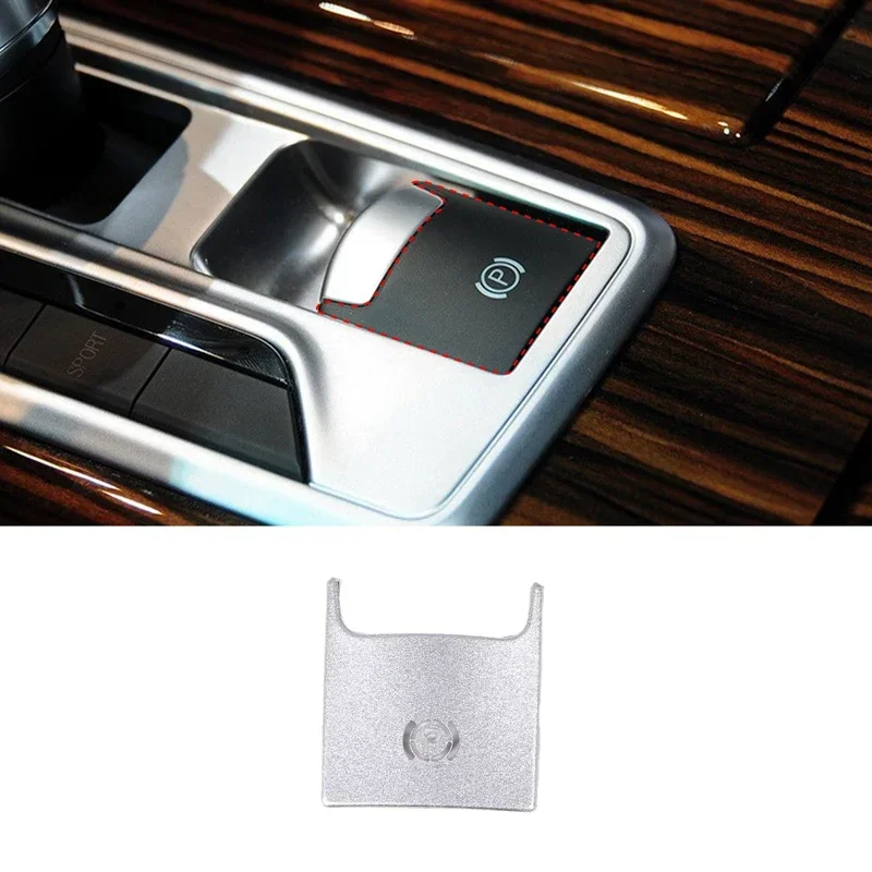 

For Maserati Ghibli Quattroporte 2013-2015 Stainless Steel Silver Car Electronic Handbrake Cover Trim Stickers Car Accessories