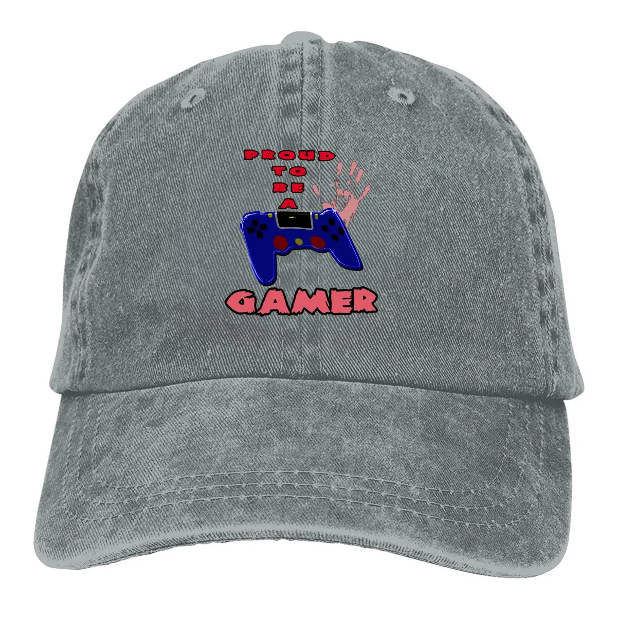 

Funny Gamepad Multicolor Hat Peaked Women's Cap Lovers Personalized Visor Protection Hats