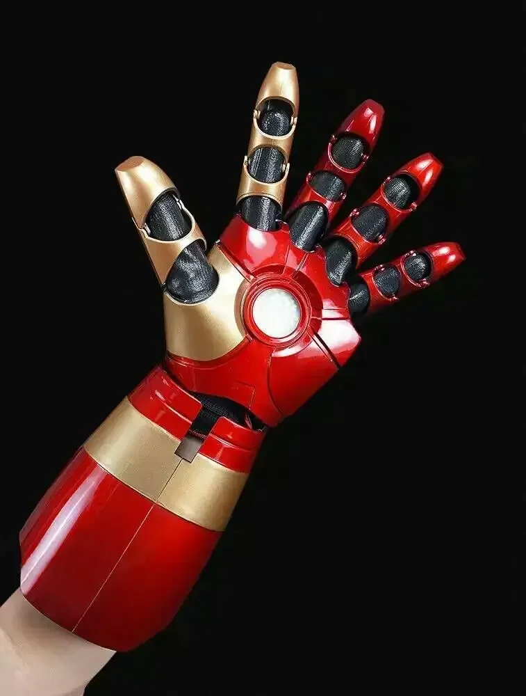 

Cosplay MK42 XLII 4 Wearable Blaster Gauntlet Arm Hand Cattoys Mark42 Arm Right/Left 1/1 LED Armor Hand For Iron Man gloves Prop