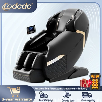 2025 Poltrona da massaggio aggiornata 4d gravità zero Full Body SL Track Controllo vocale Riscaldamento Airbag Bluetooth Shiatsu Sedia impastatrice 1