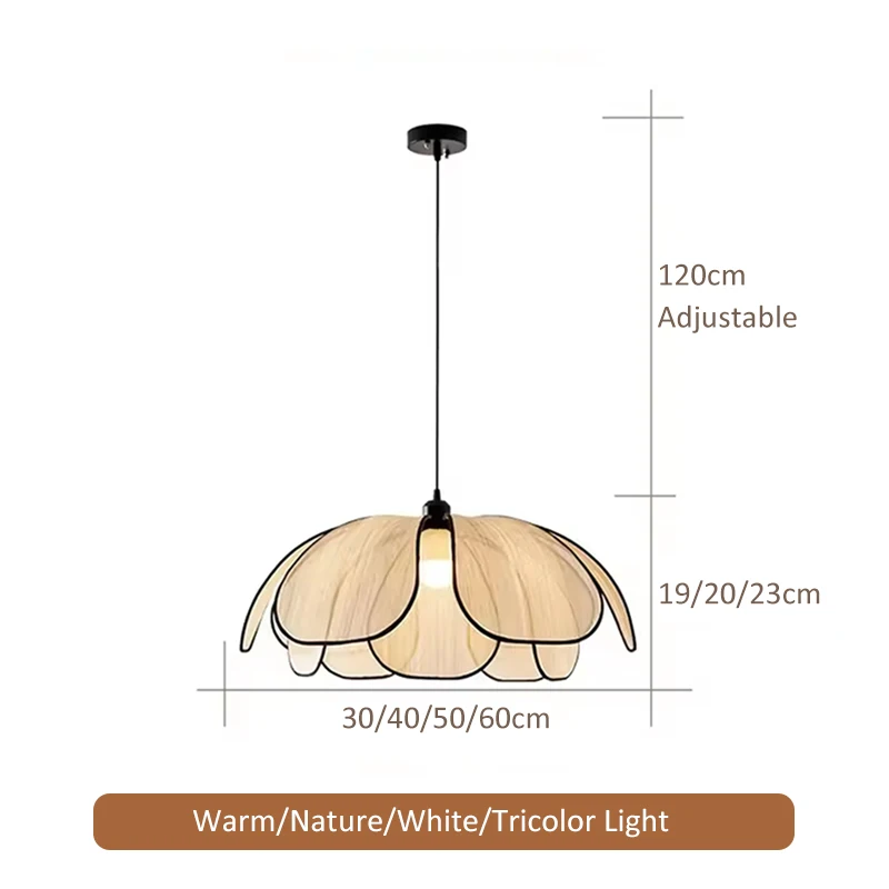 Nordic Hand-Woven Lotus Chandelier 6