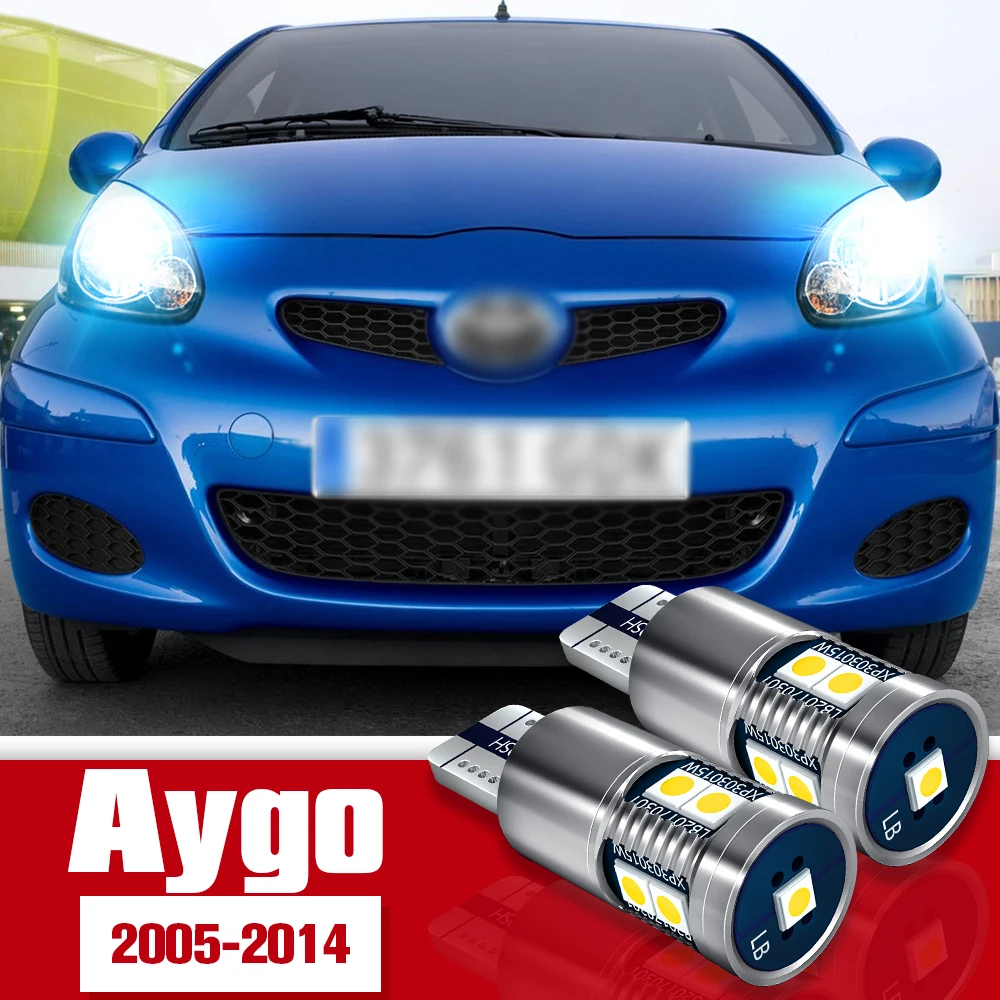 

2pcs LED Accessories Parking Light Bulb Clearance Lamp For Toyota Aygo 2005-2014 2006 2007 2008 2009 2010 2011 2012 2013