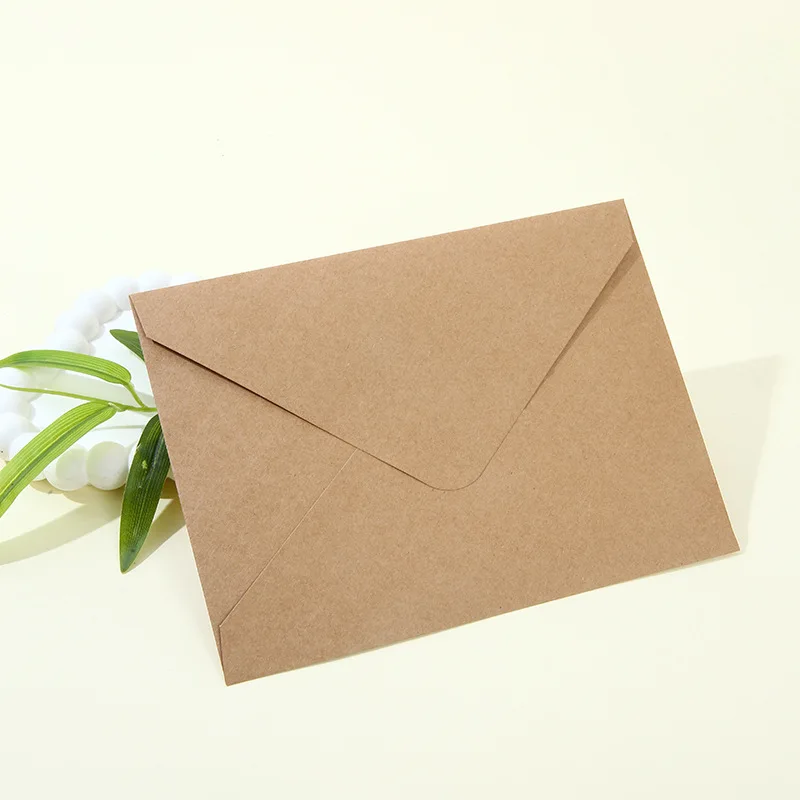 Envelope 50pcs/lot 140g Kraft Paper Postcards 19x14cm for Wedding Invitation