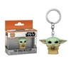FUNKO POP Star Wars Keychain Classic Doll Cute Yoda Chewbacca Luke Birthday Gift Keychain Christmas Festival Backpack Pendant 2