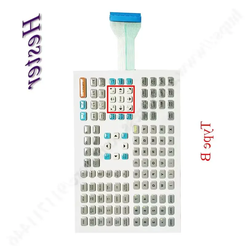 HAAS CNC 공작기계 조작 패널 프레스용 새 멤브레인 키보드 61-0201 머시닝 센터 61-0202 선반 버튼 필름 키패드