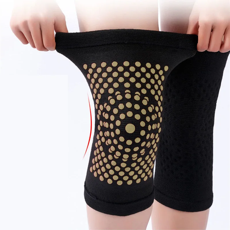 Knee Pads Knee Protection Pad 2pcs Self Heating Tourmaline Support For Arthritis Joint Pain Relief And Injury