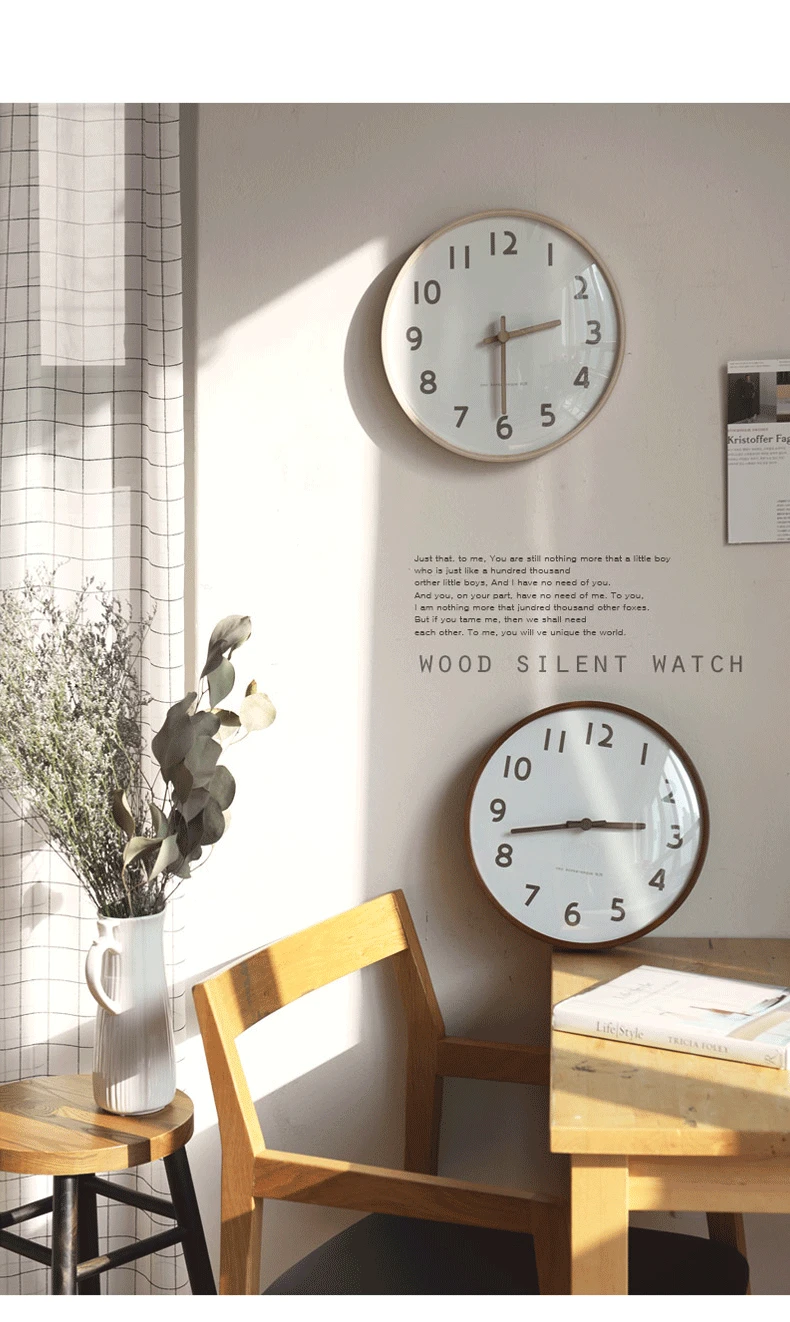 Modern Nordic Style 12 Inch Wall Clocks Homesense For Living Room