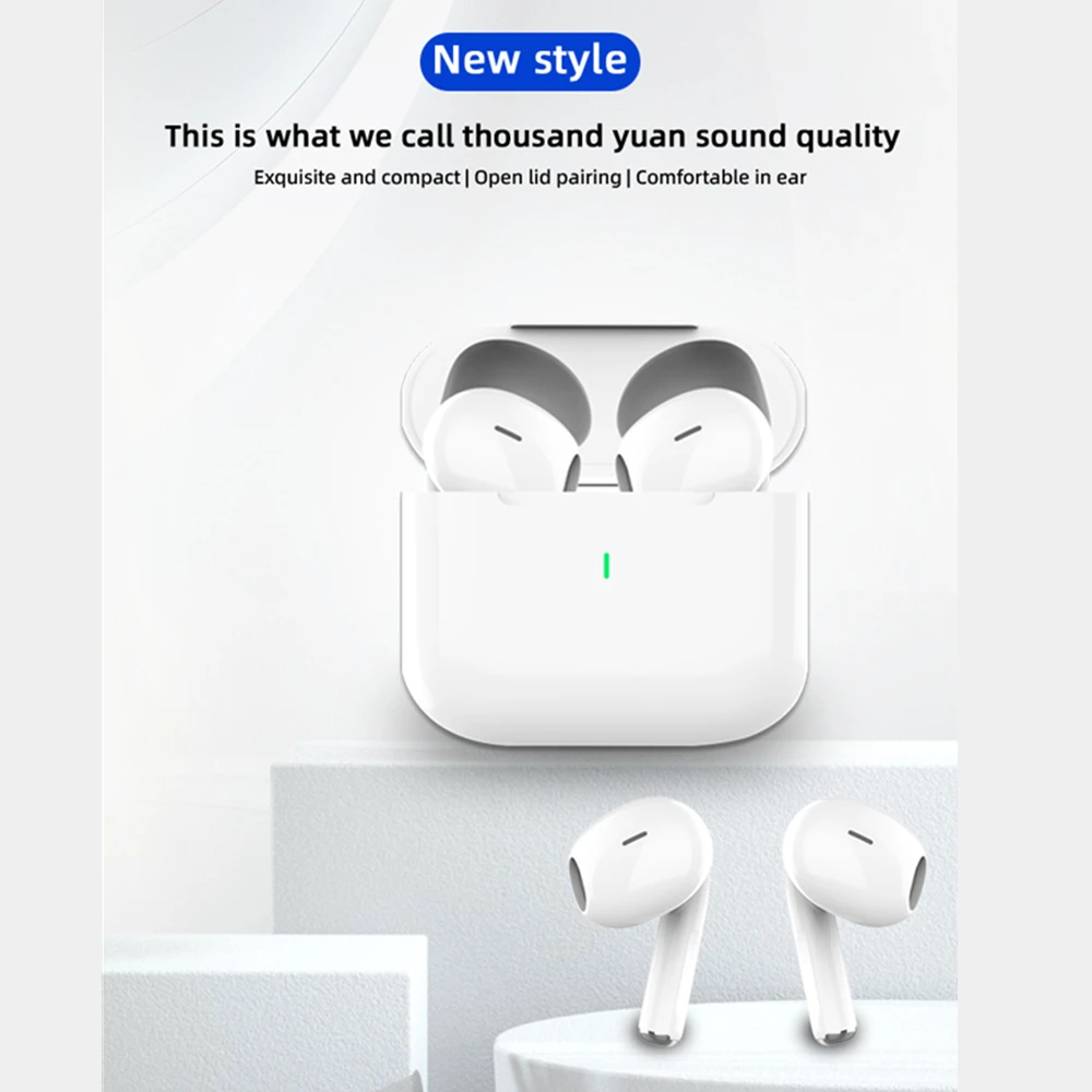 UEESFIT TWS Pro 6 Wireless Bluetooth Earphones Headphones Noise Reduction Air Earbud Low Latency HiFi Sound for IPhone Android 2