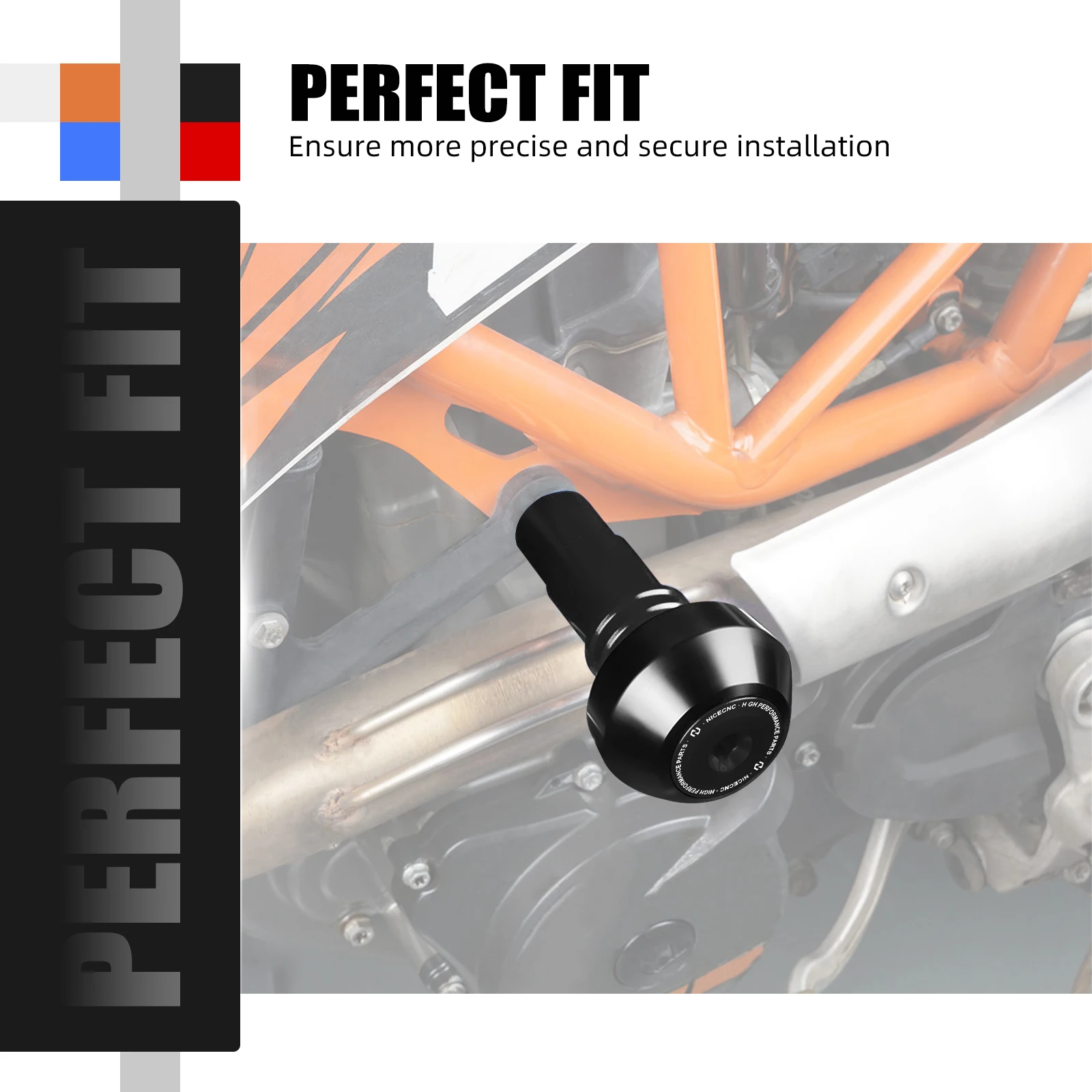 Für KTM 690 Enduro SMC R 2008–2025, Rahmenschieber, Crash-Schutz, Husqvarna 701, Supermoto/Enduro GasGas 700 SM/ES 2016–2025 – Detail 3
