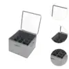 Shoe Storage Container 16 Compartments Folding for Loafers Flip Flops Flats 5