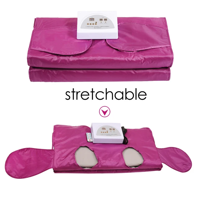 Infrare Szauna Takaró Fogyás Elektromos Termikus Termoterápia A Gyógyfürdő Otthoni Testének 50 Darabos Műanyag Lemezekkel - Image 5