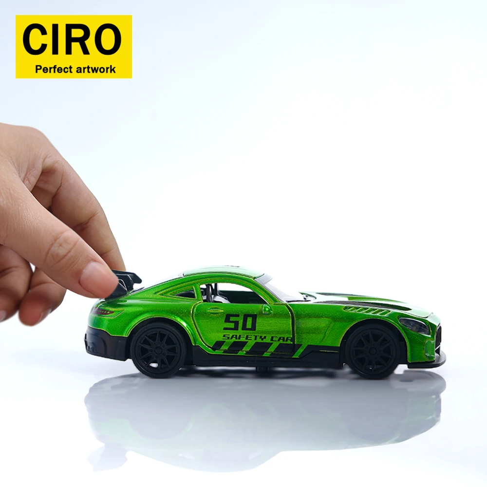 Car Model Toy，1:42 Scale Diecast Racing Car, Pull Back Vehicle Toy for Kids, Collectible Sports Car Replica Ideal Gift for Boys