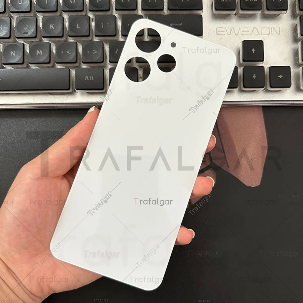 Vitre Arrière (cache Batterie) Pour Xiaomi Redmi 12 4G - Argent, Neuve