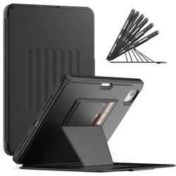 Premium Magnetic Leather Tablet Case - Sleek & Durable Cover for iPad Air 13 2025 M3 (Black)