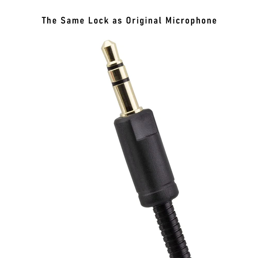Replacement Aux 3.5mm Mic Microphone Booms for Razer Kraken V3 HyperSense Wired Pro Wireless Gaming Headphones Game Headsets