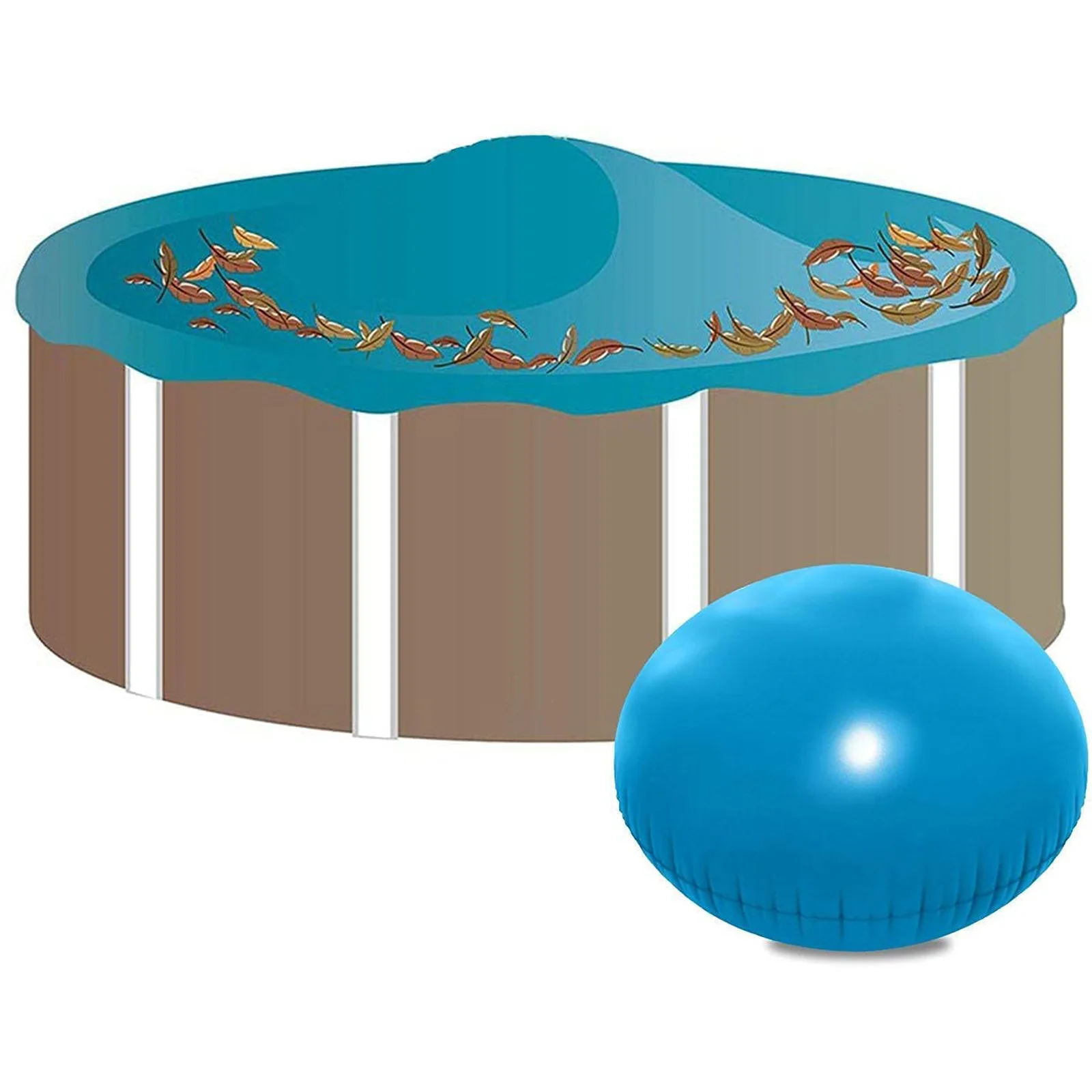 Winter Pool Pillow  Pool Cover Air Pillow Cold Resistant Winterizing Pool Cover Pillow for Above Ground Pools