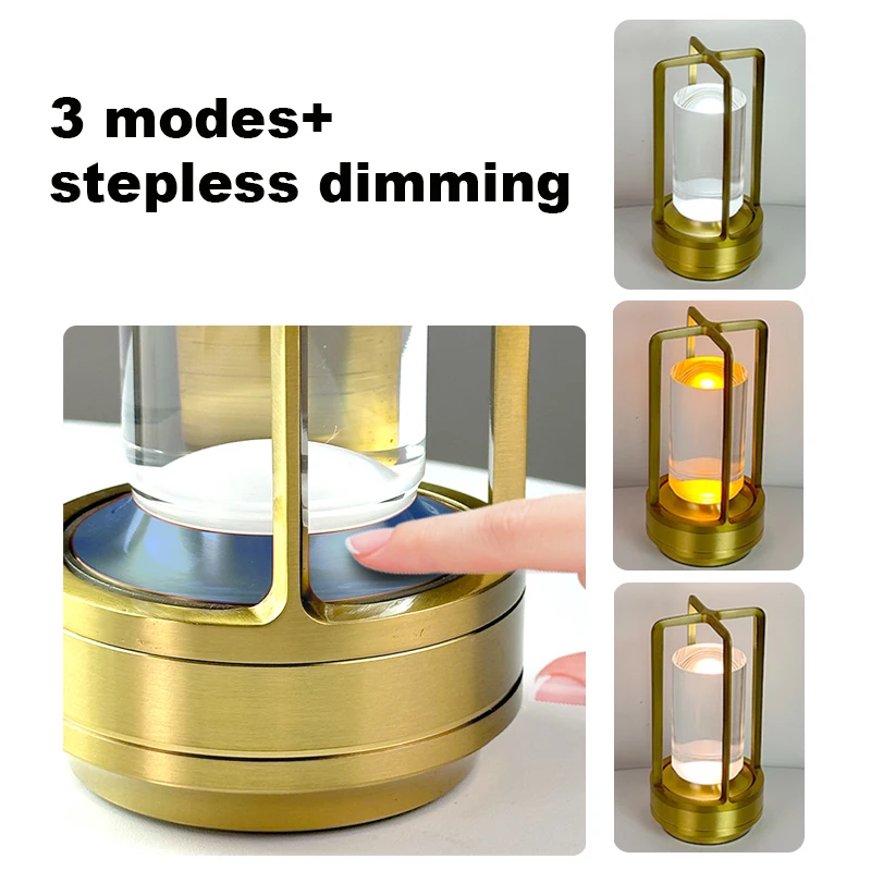 Detachable Table Lamp Desktop Decoration Night Light USB Charging Bedroom Bedside Lamp Sleep Atmosphere Bar Camping Outdoor 4