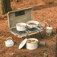 Naturehike Ceramic Non Stick Pot Outdoor Camping Portable Kitchenware BBQ Picnic Kettle Frying Pan Cookware Barbecue Tablewar 2