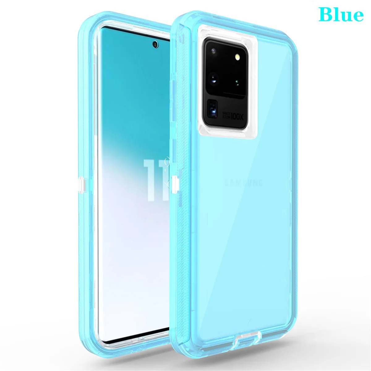 360-Degree Clear Shockproof Phone Case - 3-in-1 Defender Cover