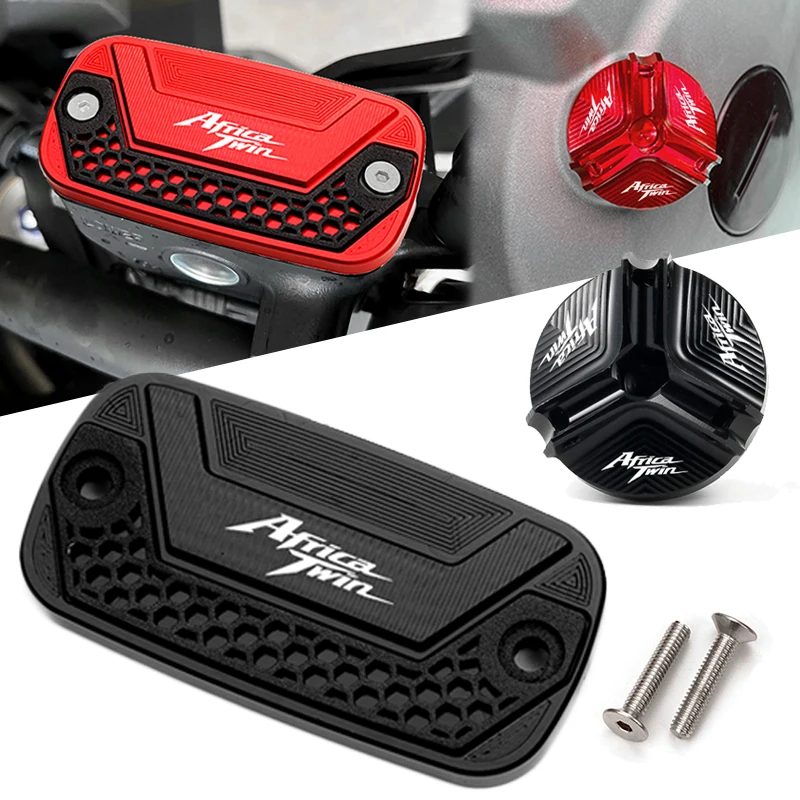 

New For HONDA Africa Twin 1100 CRF 1000 L CRF1100L CRF1000L Motorcycle Accessories Brake Fluid Reservoir Cover Engine Oil Cap