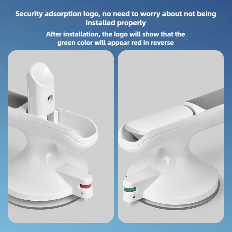 Elderly Shower Safety Armrest, Toilet Anti Fall and Anti Slip Railing, No Punching Suction Cup Required Bathroom Handle - Image 3