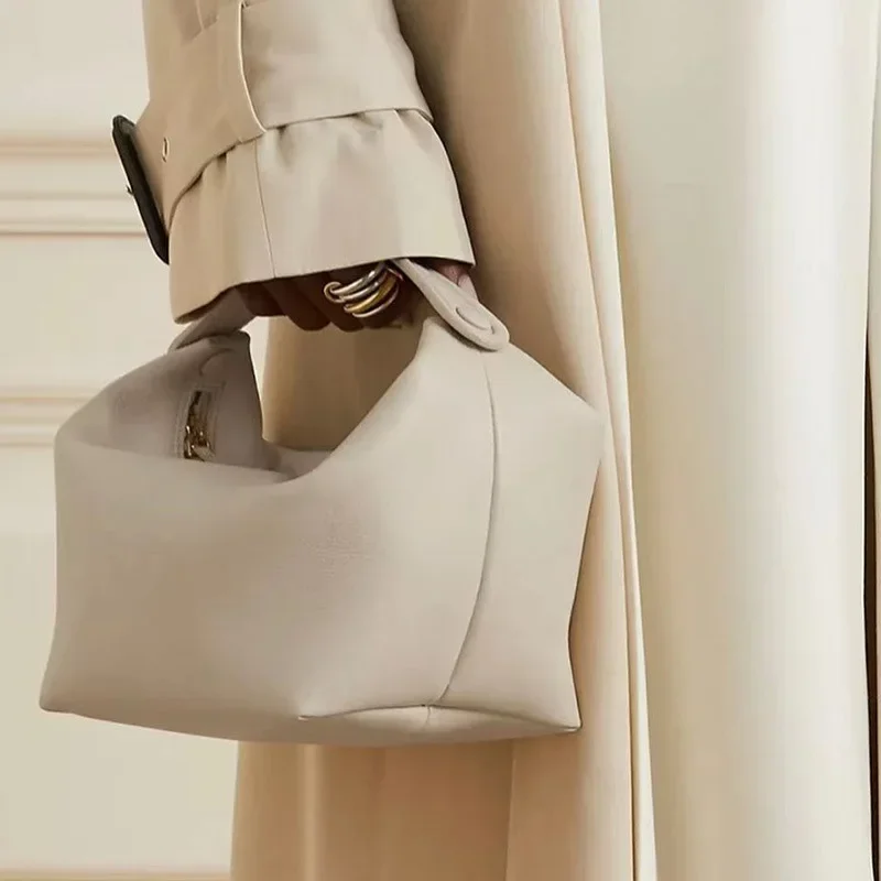 2024 New Luxury Brand Design Women Handbag Simple Genuine Leather Women Lunch Box Bag Classic Style Women Clutch Bag Mini Bag