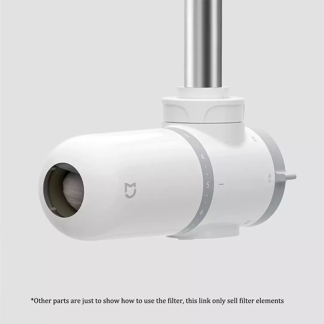 Faucet Water Filter Mijia Replacement Filters for Mijia Water Faucet Purifier Faucet Percolator Activated Carbon Filteration Rust Bacteria Removal