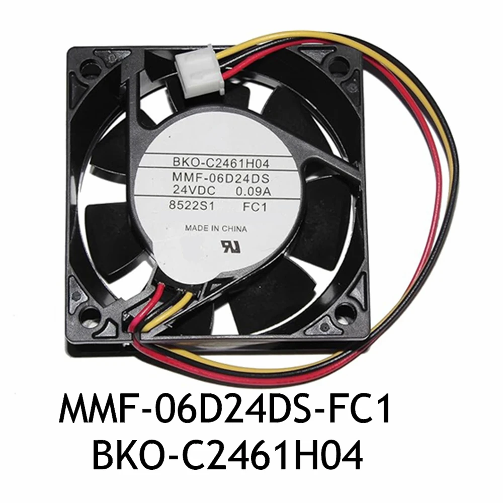 

MMF-06D24DS-FC1 BKO-C2461H04 DC 24V 0.09A 6025 60*60*25 мм 3-жильный охлаждающий вентилятор