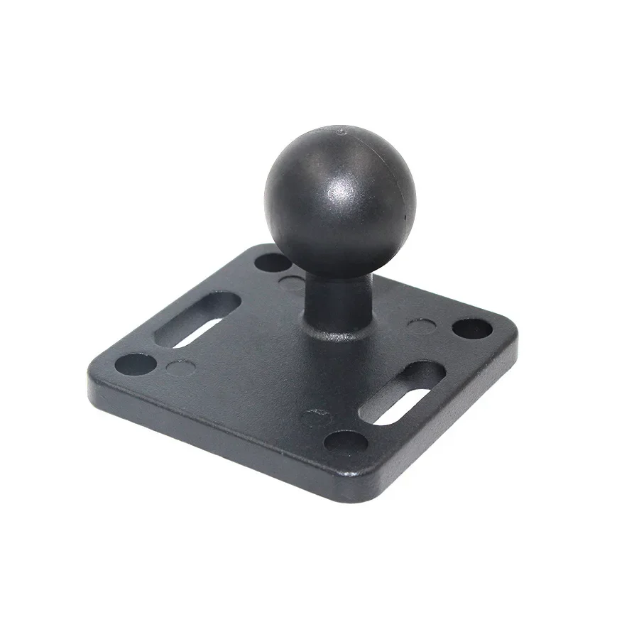 Aluminum Rubber 1 inch Tripod Ball Head Round Square Mounting Base Motorcycle for Gopro for Ram Mounts Garmin DSLR action camera adapter