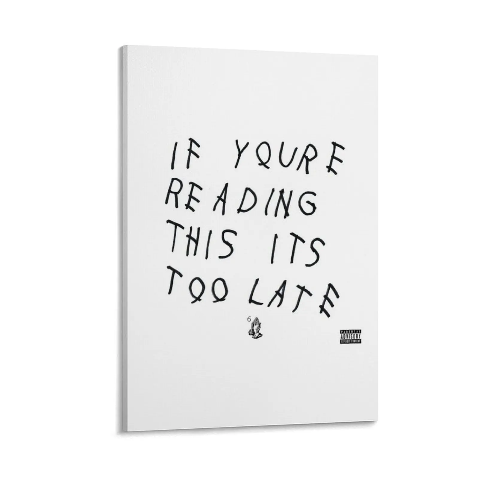 

If You're Reading This It's Too Late Drake Album Cover Canvas Painting bedrooms decorations poster mural Decoration home