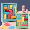 Children Car Breakout Huarong Road Puzzle Early Education Problem-solving Game Logical Thinking Training Science Education Toys 3