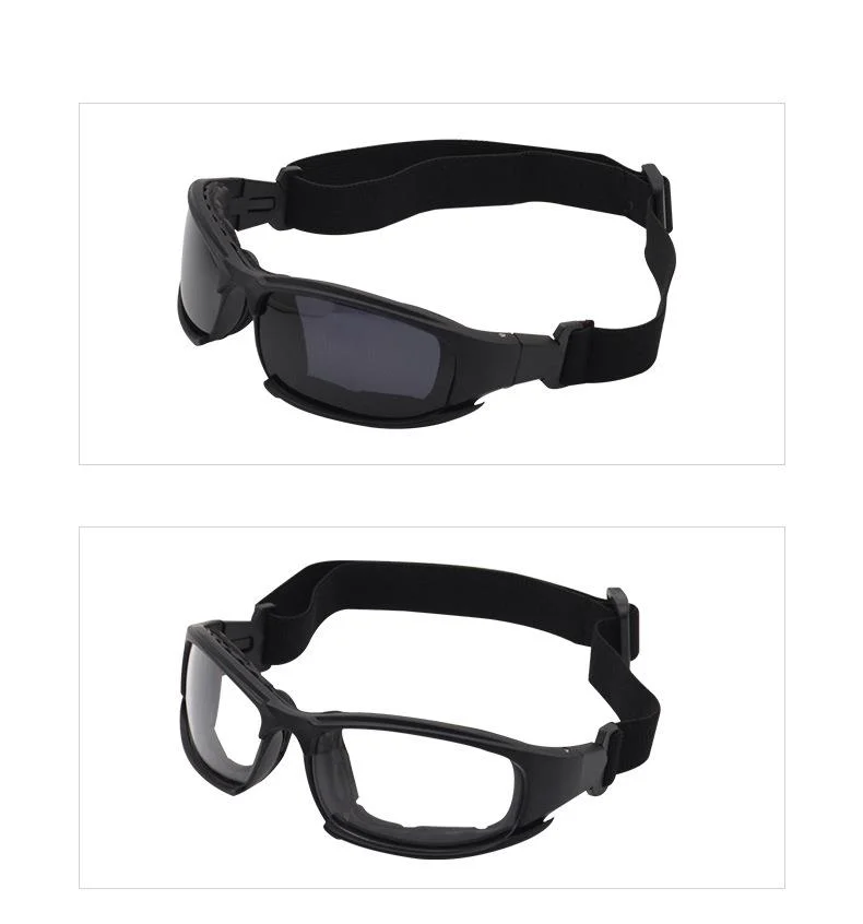 PC Daisy x7 Goggles Trænings Taktisk Vindskærm Anti-slag Felt Skydeudstyr Sportsbriller CS_voghion.com